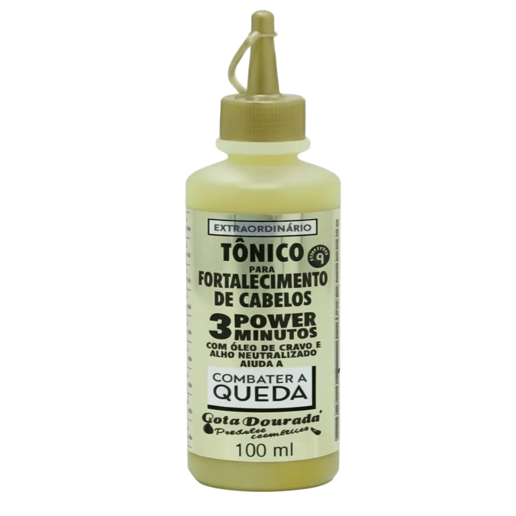 Gota Dourada 3 Power Minutes Hair Strengthening Tonic – 100ml