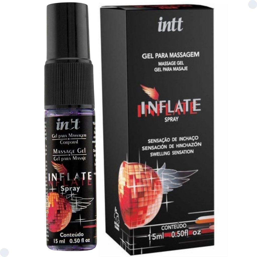 INTT Inflate Massage Gel Spray – Warming Pleasure Stimulator (15 ml)