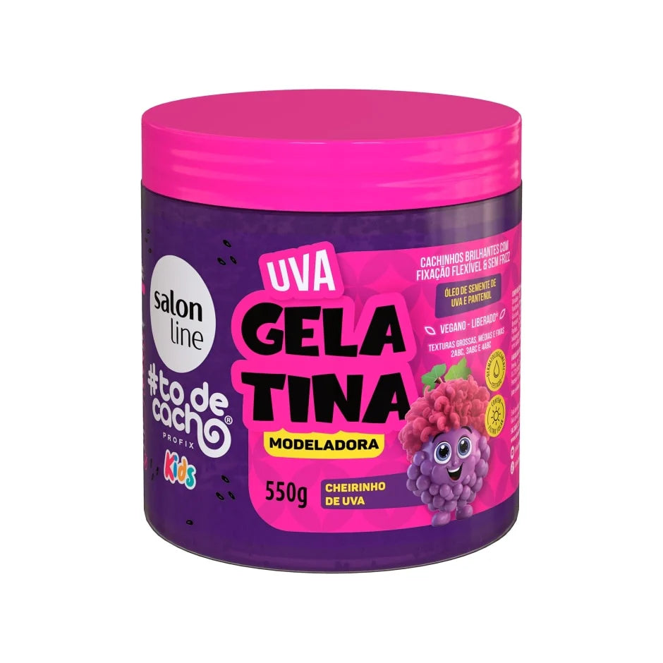 Salon Line #Tô de Cacho Gelatina Uva 550g