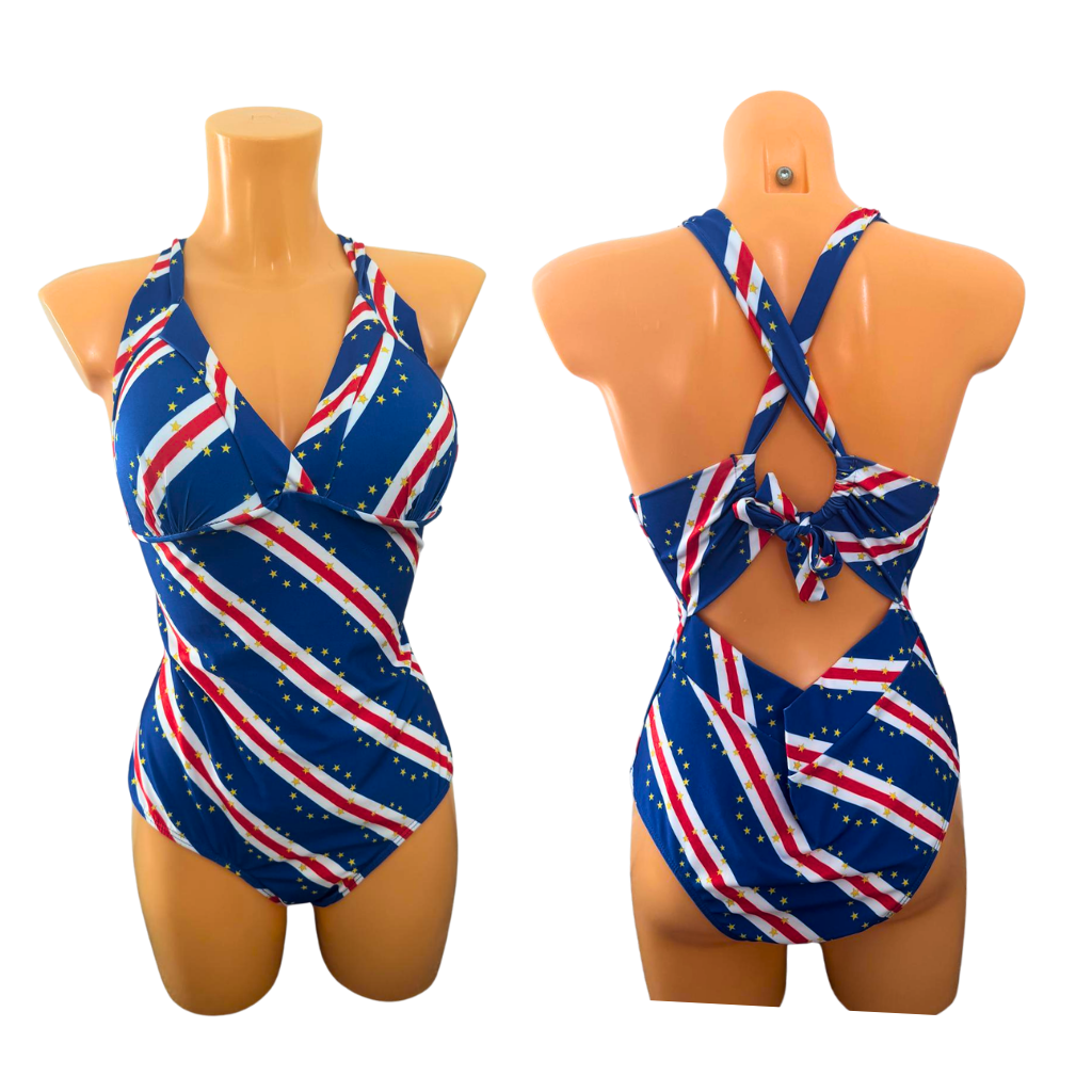 Stars & Stripes One-Piece Swimsuit 🇨🇻