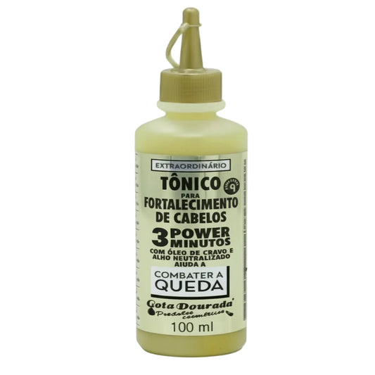 Gota Dourada 3 Power Minutes Hair Strengthening Tonic – 100ml