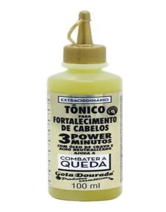 Gota Dourada 3 Power Minutes Hair Strengthening Tonic – 100ml