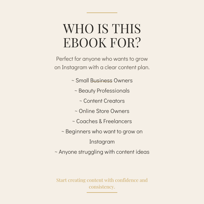 21 Days of Instagram Content – Digital Ebook