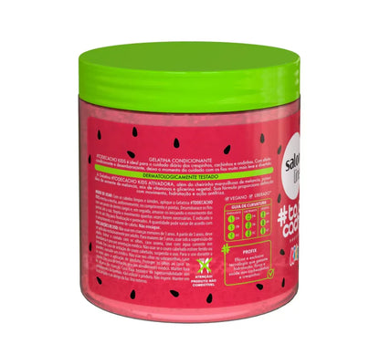 Salon Line Gelatina Ativadora de Cachos Melancia – SOS Cachos 550g