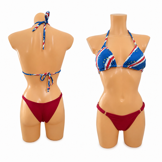 🇨🇻Cape Verdean Triangle Bikini Set