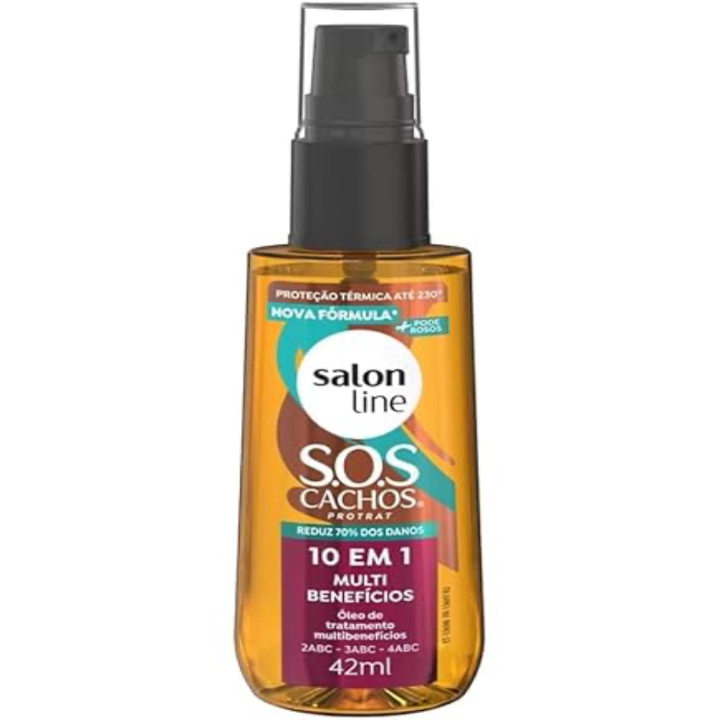 Salon Line SOS Curls Protrat 10-in-1 Multi Benefit Hair Oil 42ml