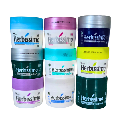 Herbíssimo Antiperspirant Cream Deodorant 55g (5 Scents)