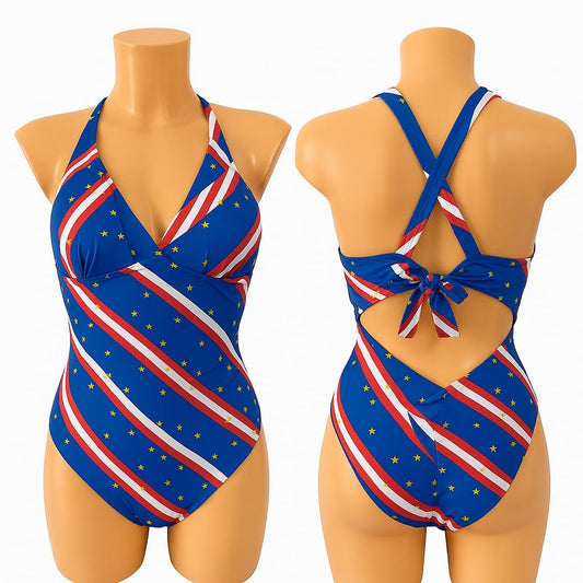 Stars & Stripes One-Piece Swimsuit 🇨🇻