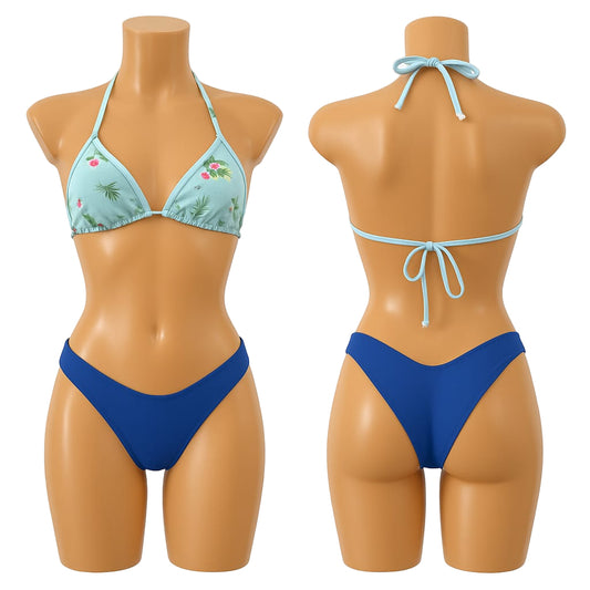 Tropical Breeze Blue Bikini Set 🇨🇻