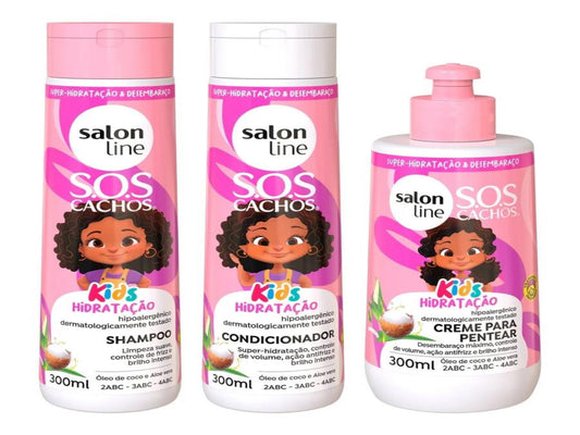 Salon Line S.O.S Cachos Kids Hydration Kit – 3x300ml