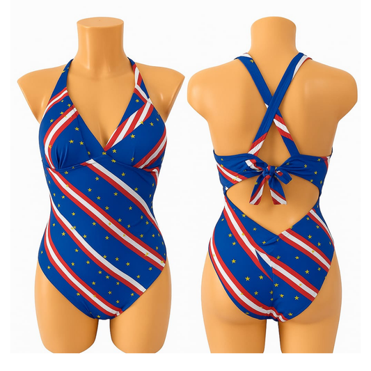 Stars & Stripes One-Piece Swimsuit 🇨🇻